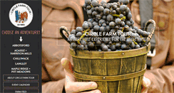 Desktop Screenshot of circlefarmtour.com